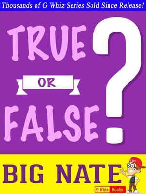cover image of Big Nate--True or False?